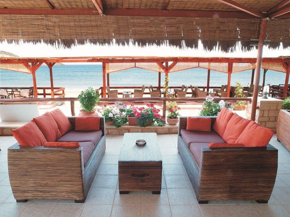Niriides Beach Hotel Rethymno  ร้านอาหาร รูปภาพ